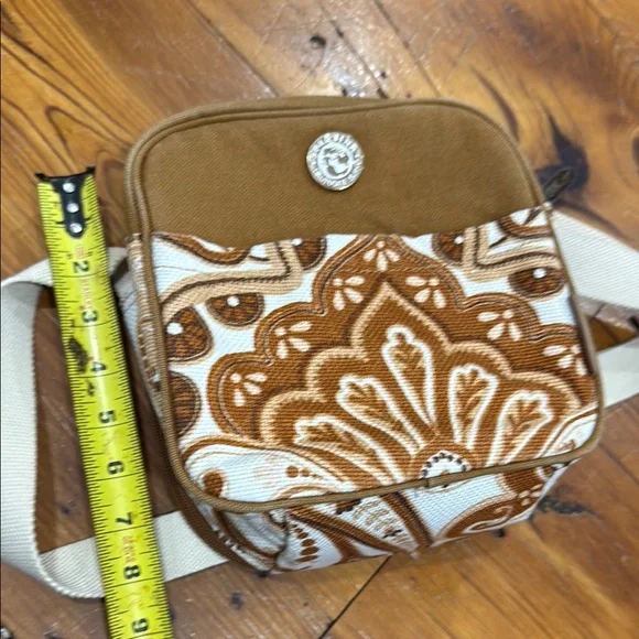 Spartina 449 Dafuskie Island Linen Insulated Lunch Bag Adjustable Strap - Picture 6 of 10